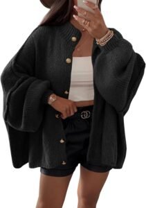 Read more about the article The Ultimate Guide to Oversized Cardigans: Saodimallsu Women’s Lantern Sleeve Sweater